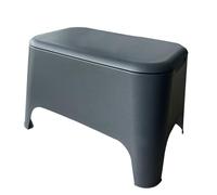 Toomax TAVOLINO tavolino in Resina Petra CM.59X39X36h da Esterno Giardino con Coperchio portaoggetti (Antracite)