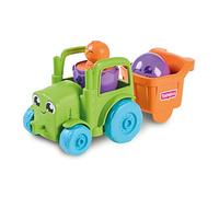 TOOMIES E73219C Tomy Hide and Squeak 2 in 1 trattore trasformante, personaggio delle uova spingendo, ordinatore di forma educativa con colori e suono, giocattolo per bambini e ragazze di età compresa tra 1, 2 e 3 anni