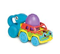 Toomies E73251 Tomy Chase & Roll Raptors, Push-Along, Dinosaur Children, Jurassic World, Educational Colours and Sound, Toy for Baby Boys & Girls 12 Months+, Multicoloured