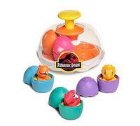 Toomies E73252 Tomy Spin & Hatch Dino Eggs, Dinosaur Children, Jurassic World, Educational Shape Sorter with Colours and Sound, Toy for Baby Boys & Girls Aged 1, 2 & 3 Years Old, Multicoloured