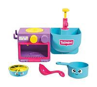 Toomies E73264 Bubble & Bake Bathtime - Set da bagno per bambini e bambine, a tema cucina, 2 in 1, per bambini con acqua da 18 m, 2, 3 e 4 anni, multicolore