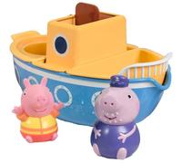 Toomies Tomy Barca da bagno del nonno, Pig giocattolo da bagno, vera flotta, con smerigliatrice e annaffiatoio, include 2 figure; consigliato a partire dai 18 mesi, Bizak