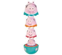 Toomies- Tomy Peppa Famille de Nidification Pig Giocattolo, Colore Verde, M, E73526