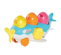 Toomies TOMY Hide and Squeak 2 in 1 Load and Go Plane Baby Toy, Baby Push Along Toy, Learning Toy for Babies, Musical Toys with Colours and Sounds, Baby Boys and Girls Aged 1, 2 and 3 Years Old