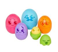Toomies TOMY Hide and Squeak Nesting Eggs Baby Toy, Educational Shape Sorter with Colours and Sound, Easter Toy for Babies, Toddlers & Little Kids from 6 Months, 1, 2 & 3 Year Olds