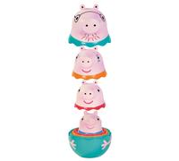 Toomies- Tomy Peppa Famille de Nidification Pig Giocattolo, Colore Verde, M, E73