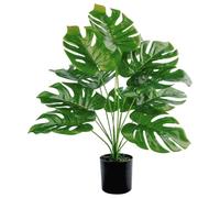 Toopify Palma artificiale, 48,3 cm, grandi piante finte in vaso, per interni ed esterni, decorazione per casa e ufficio