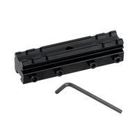 ToopMount Adattatore per Binario tattico da 11 mm a Coda di Rondine a 21 mm Adattatore per prolunga per Binario Weaver Picatinny Basi di Montaggio con 4 Slot