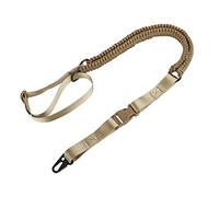 ToopMount Cinghia per Fucile Tattica a Punto Singolo Cinghia per Il Trasporto del Fucile Multiuso Cinghia in Nylon Paracord Regolabile con Gancio in Metallo (Khaki)