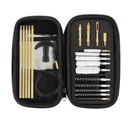 ToopMount Kit di Pulizia per Pistole Fucili, Fucili da Caccia, Set di Pulizia per Armi da Fuoco per Calibro 4,5/5,55/9/7,62/12,7 mm, Accessori per la Pulizia Delle Armi con Bacchette in Ottone