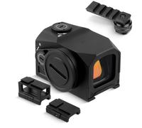 ToopMount Mirino per fotocamera da 1 x 19 mm, monoculare multistrato con adattatore di montaggio a slitta calda, telescopio compatto impermeabile IP67 1500G, telescopio antiurto per scuotere e