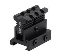 ToopMount Picatinny Riser Mount Rail Regolabile in Altezza 0.9-1.2" Ottica Riser Mount per Red DOT Mirino Fit 20mm Picatinny/Weaver Rails Leggero 3 Slot