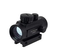 ToopMount Portata del fucile ottica Rosso/Verde Dot Sight 2MOA 1x30mm tattico Illuminated Portata del fucile con Picatinny Integral 20mm Rail Mount
