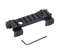 ToopMount Rail de fusil tactique support de Style de griffe à profil bas en aluminium 20mm Weaver/Picatinny adaptateur de Base de montage sur Rail pour G3 MP5