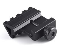 ToopMount Supporto tattico su rotaia con Angolo di 45 Gradi Offset 4 Slot da 20 mm Tessitore/Picatinny Adattatore a sgancio rapido per la Caccia e Il tiro