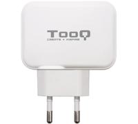 Tooq Caricatore doppio USB-C +Usb-A 27W Bianco - Nouvo