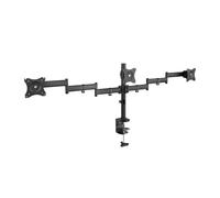TooQ DB1327TN-B Supporto per monitor 3 bracci fino a 27"
