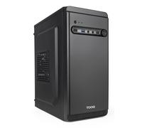 TOOQ TQC-4702-SP - Case Minitorre Micro-ATX “DODEKA ULTRA”, Alimentatore ATX da 500W, 1× USB-A 3.0, 1× USB-A 2.0, 1× USB-C, Audio HD, Microfono