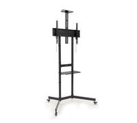 Supporto TV TooQ NEFERTITI FS1151M-B 37-70" Inclinabile Ruote Acciaio 70kg Nero
