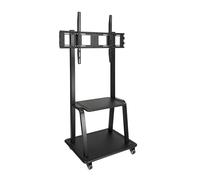 Tooq Fs20100m-b 37-100´´ Floor Stand Tv With Wheels Nero