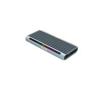 TooQ Shinobi Custodia SSD esterna M.2 NGFF/NVMe USB-A 3.1 Gen2 RGB Grigio