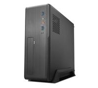 TooQ Custodia per PC TQC-3006DU3C – 2x USB 3.0, lettore schede laterale, 500 W, nero