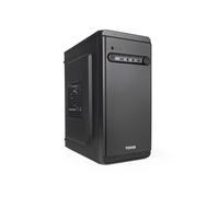 TOOQ TQC-4702-SP - Case Minitorre Micro-ATX “DODEKA ULTRA”, Alimentatore ATX da 500W, 1× USB-A 3.0, 1× USB-A 2.0, 1× USB-C, Audio HD, Microfono