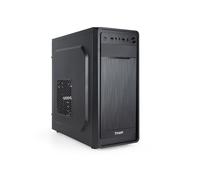 Tooq Caja Semitorre ATX/MicroATX/Mini-ITX - Tamaño Disco Soportado 3.5", 2.5" - USB3.0, 2.0, Audio HD - Ventilador 120mm Inclu