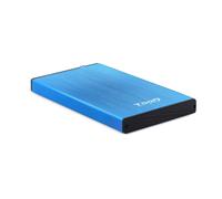 TooQ TQE-2527BL - Enclosure for 2.5 inch HDDs, (SATA I/II/III up to 9.5 mm high,