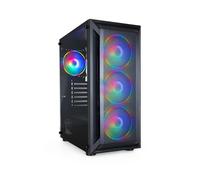 Tooq Scatola da gioco semitorre TQGCC101-B "Ragnärok" - Colore nero
