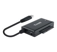 TooQ TQHDA-01A Adattatore per dischi rigidi SATA a USB 3.0 da 2,5"/3,5" con alimentatore