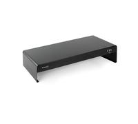 TOOQ TQMR0124 - Supporto per monitor/laptop con 3 porte USB 2.0, Nero