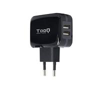 TooQ TQWC-1S02 Caricatore da muro 2xUSB 5V 3.4A 17W Nero