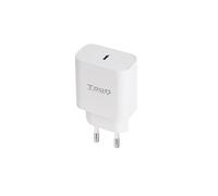 TOOQ TQWC-PDUSBC20W - Caricabatterie da parete USB C da 20 W con PD 3.0, compatibile con iPhone, iPad Pro/Air, AirPods, Huawei, Xiaomi e altro, colore bianco