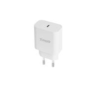 Caricatore da muro Tooq 1x USB-C/PD 20W - Bianco