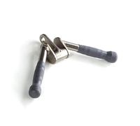 Toorx - Barra tricipiti revolving Impugnatura uretano Antiscivolo - aggancio snodato Girevole