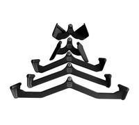 Toorx Barre e impugnature in Dipping Set 5 Pezzi, Impugnatura gommata con processo ‘’Dipping’’ ad Immersione. Anima in Acciaio.