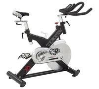 Toorx Bicicletta Statica srx-90 con Cardiofrequenzimetro, Volano da 24 kg, Cinghia e Freni Tampone, Sedile e Manubrio Regolabili, Display LCD