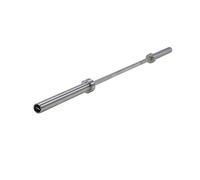TOORX bilanciere Power Training 180 (180 cm), olimpionico Cromato con Bronzine - Impugnatura 28 mm. - carico Max. 320 kg. Ø 50mm