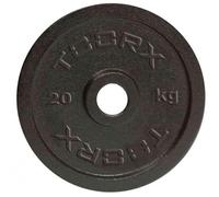 Toorx Disco Ghisa Nera Pesi Palestra con foro 25 26 mm Dischi Bilanciere Manubri