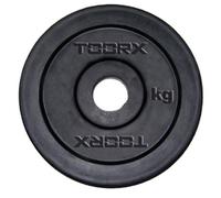 Toorx Disco in Ghisa Gommato Vari kg Standard 25 mm Bilancieri Manubri Gommata