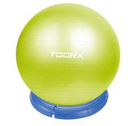 Toorx Gymball 65cm Palla Ginnica Antiscoppio Pilates con base e pompa gonfiaggi