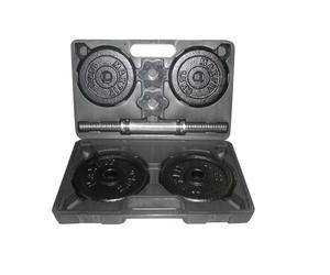 Toorx Kit Valigetta Pesi da 10 kg con manubrio pesistica in acciaio e ghisa 25mm