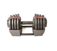 Toorx Manubrio a Carico Regolabile con pesi selezionabili da 1,5 a 18 kg