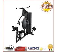 Toorx Msx-90 Stazione Multifunzione Pesi 102kg Pressa Gambe Butterfly Arm Curl