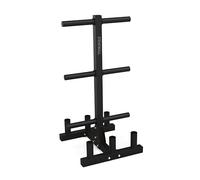 Toorx Porta Pesi Bumper Muscle Toorx Pro Rbv Verticale, Modern, Metallo, 6 Barre, 70x70x140,5 cm