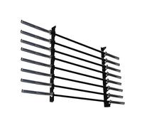 Toorx Rastrelliera porta bilancieri a parete 8 posti Espositore Rack a muro