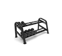 Toorx Rastrelliera Professionale da Palestra Porta Manubri Rack Pesi 2 Ripiani