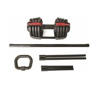 Toorx Set 3 in 1 Manubrio Bilanciere e Kettlebell a Carico Regolabile 1-18 kg
