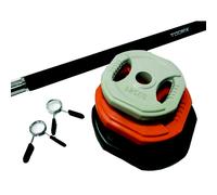 Toorx Set 4 Dischi 5Kg Per Allenamento muscolare Corpo Nero